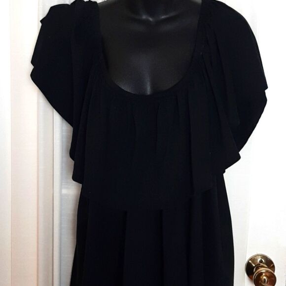 WOMANWITHIN 3XL‎ Black Peasant Top Sleeveless - Picture 4 of 7
